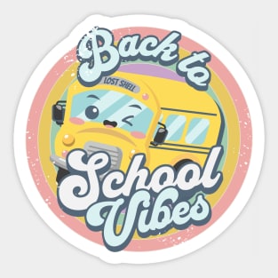 Back To School Vibes Sticker